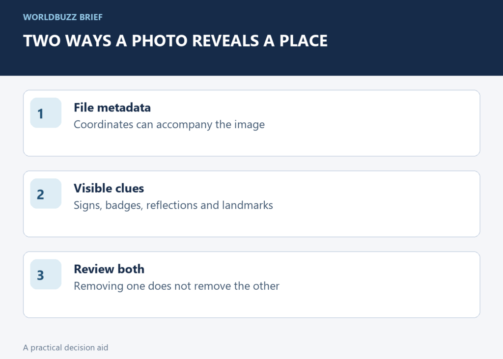 Two ways a photo reveals a place
