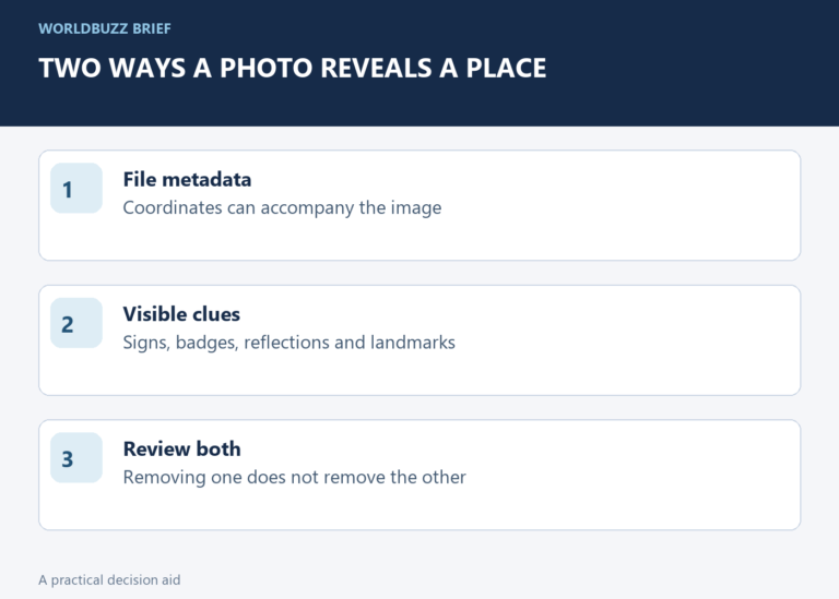 Two ways a photo reveals a place