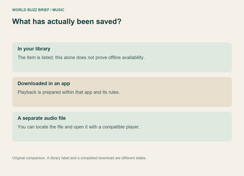 What has actually been saved?